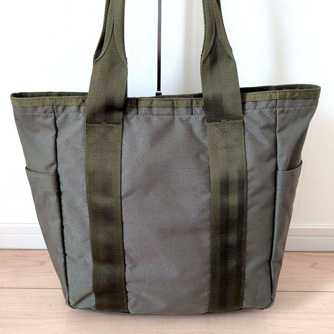 美品 BRIFING グリーンレーベル 別注 オリーブ トートバッグ