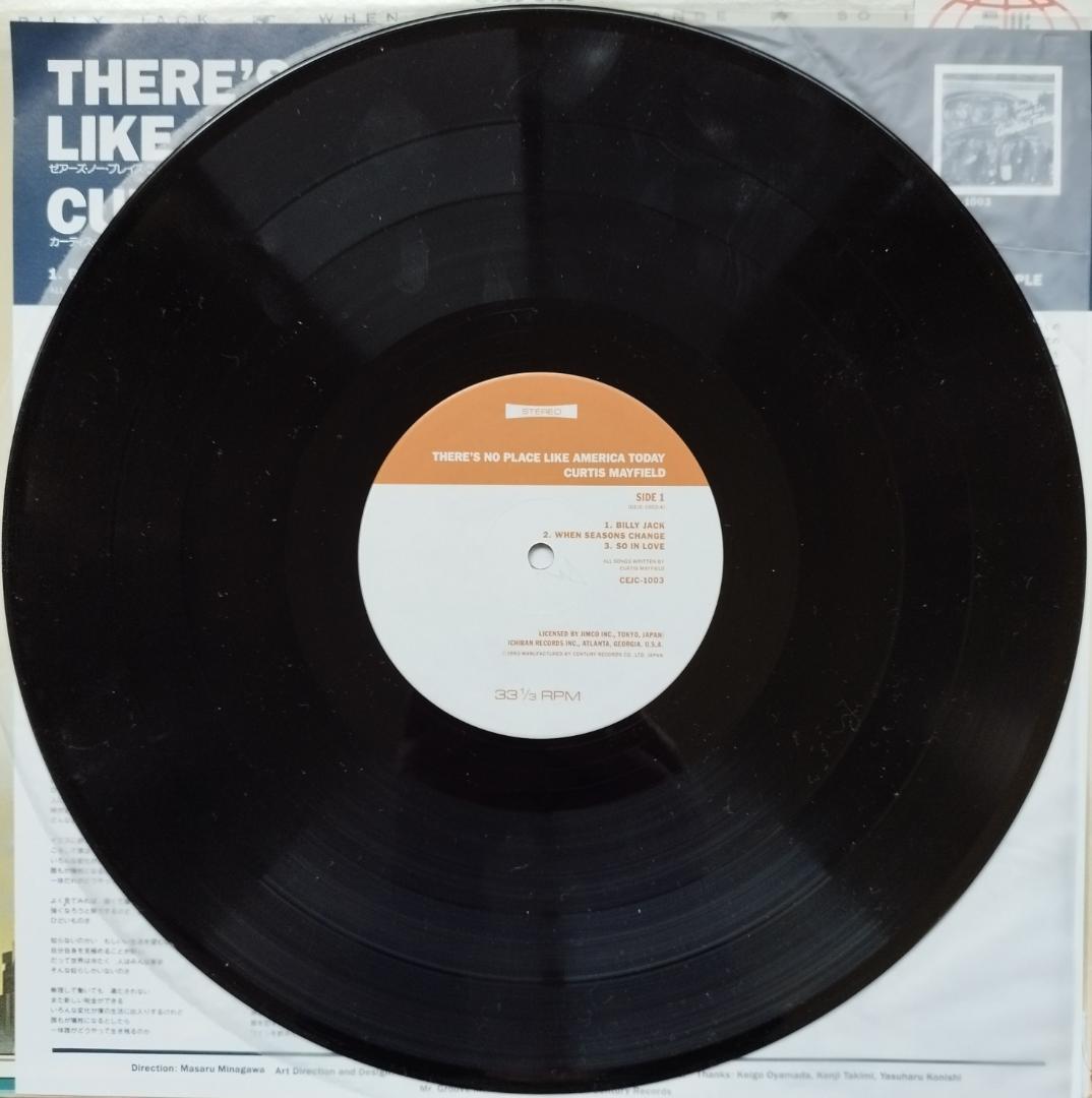 送料無料 超レア国内帯付LP　カーティス・メイフィールド#山下達郎#SOUL