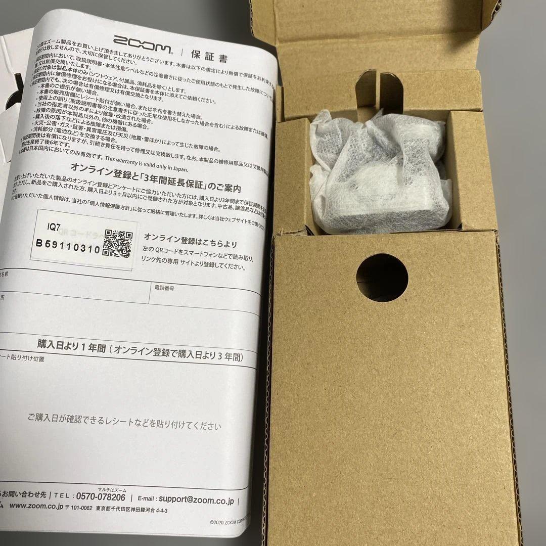 ZOOM ズーム iQ7 MSステレオマイク