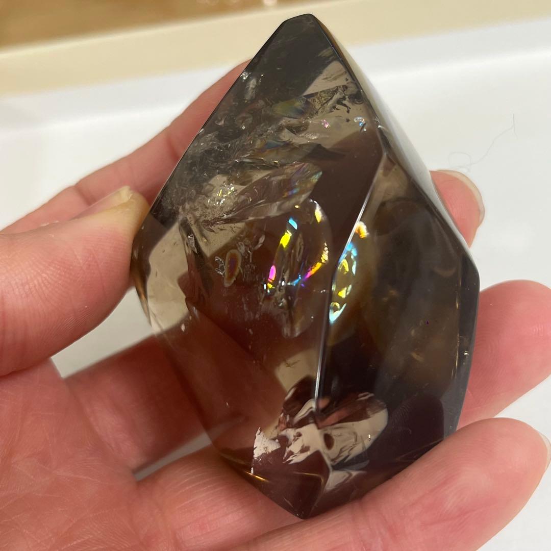 【天然石】スモーキー(ゼウス)シトリンクォーツ 専用箱付き 111.5g