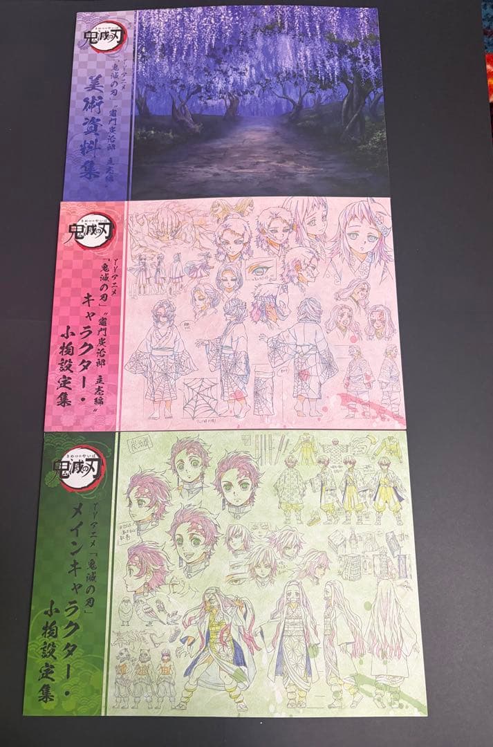 鬼滅の刃 竈門炭治郎 立志編 設定資料集 3冊セット