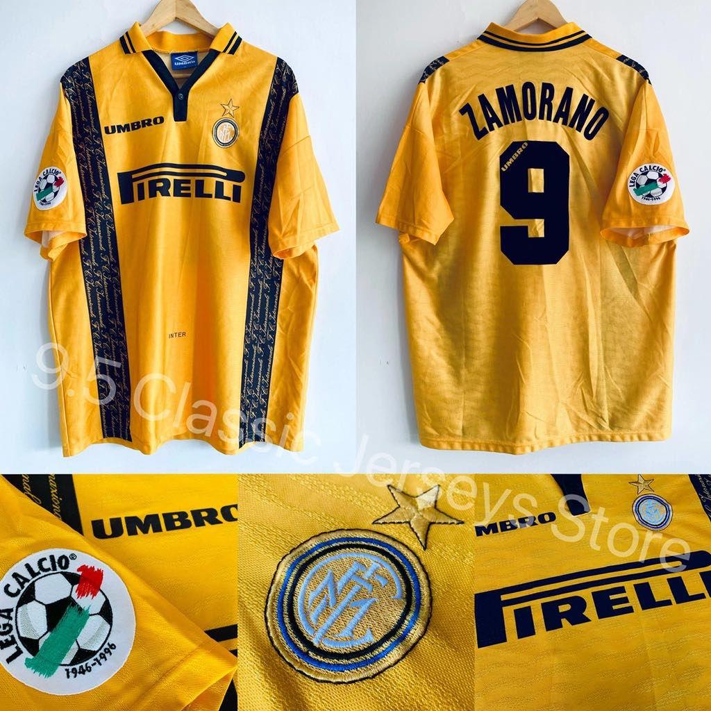 インテルミラノ 96/97 アウェイ ユニフォーム #9 ZAMORANO