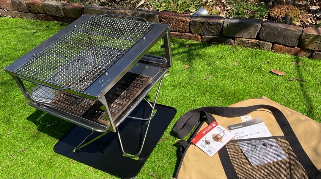  peak 焚き火台　Lサイズ　BBQスターターセット　USED 良品