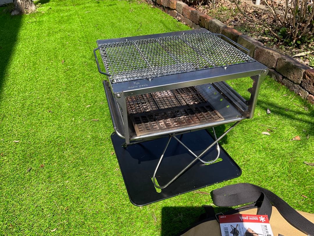  peak 焚き火台　Lサイズ　BBQスターターセット　USED 良品