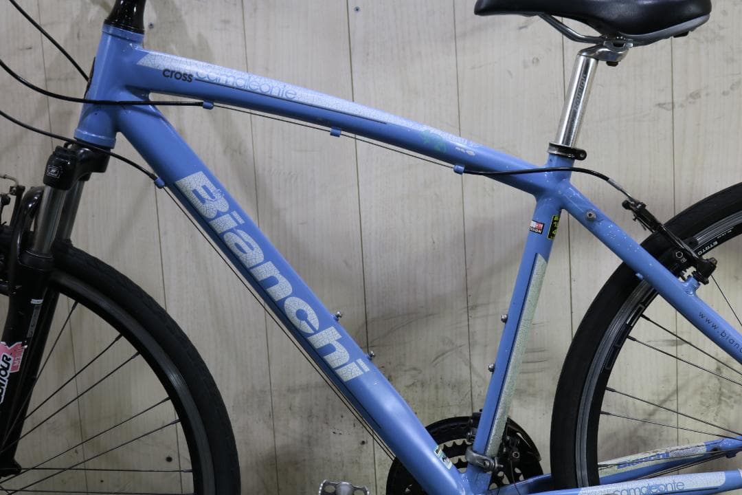 ビアンキcamaleonte 700C アルミ 21速 470mm クロス