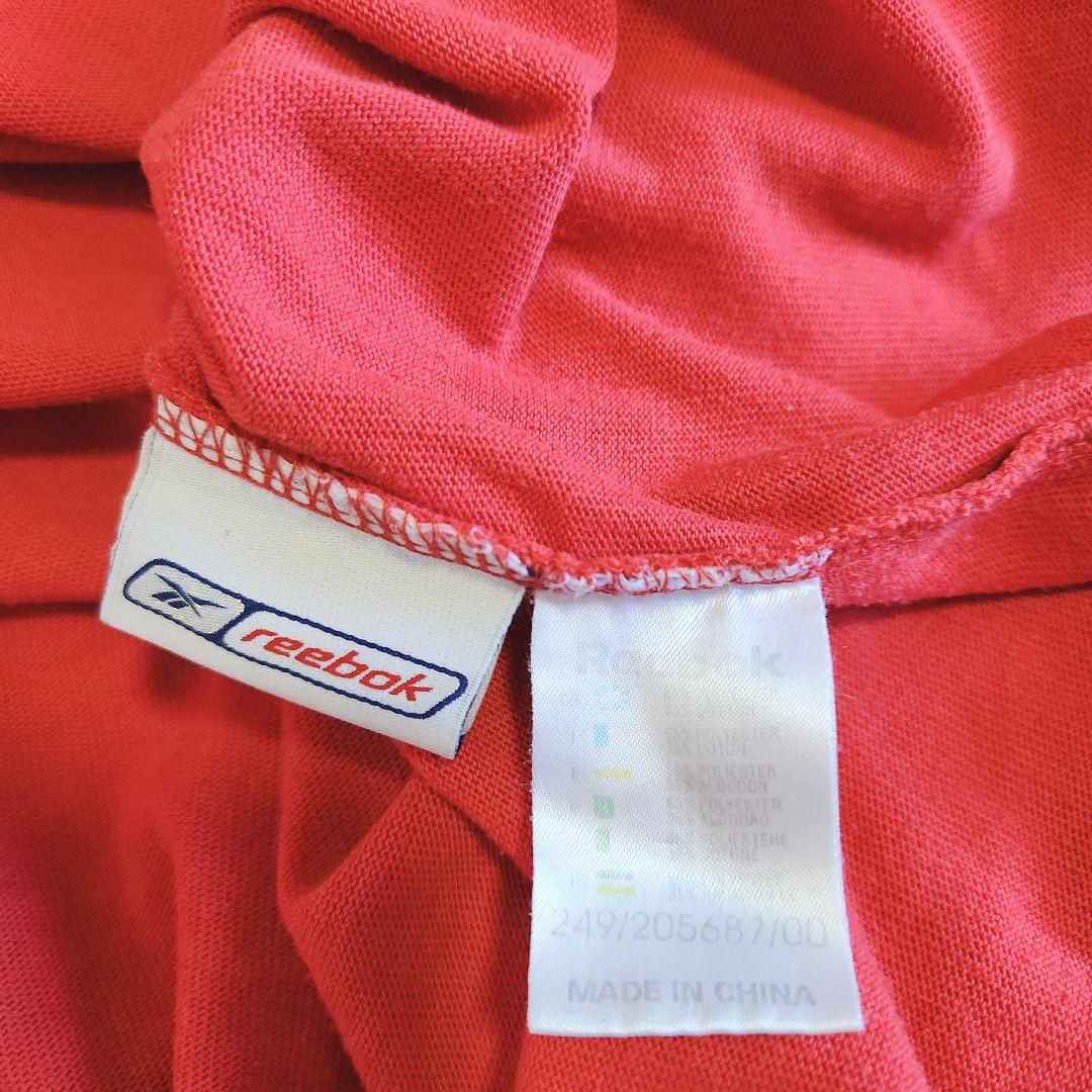 希少 Reebok ウェールズ代表 長袖 ジャージ XL レッド 刺繍ロゴ