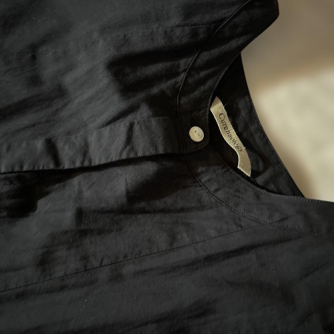Curensology タックボリュームワンピース22AW 長袖 シャツ ロング