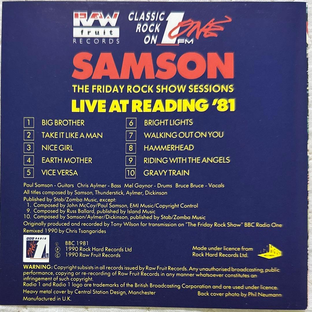 SAMSON / サムソン / LIVE AT READING '81