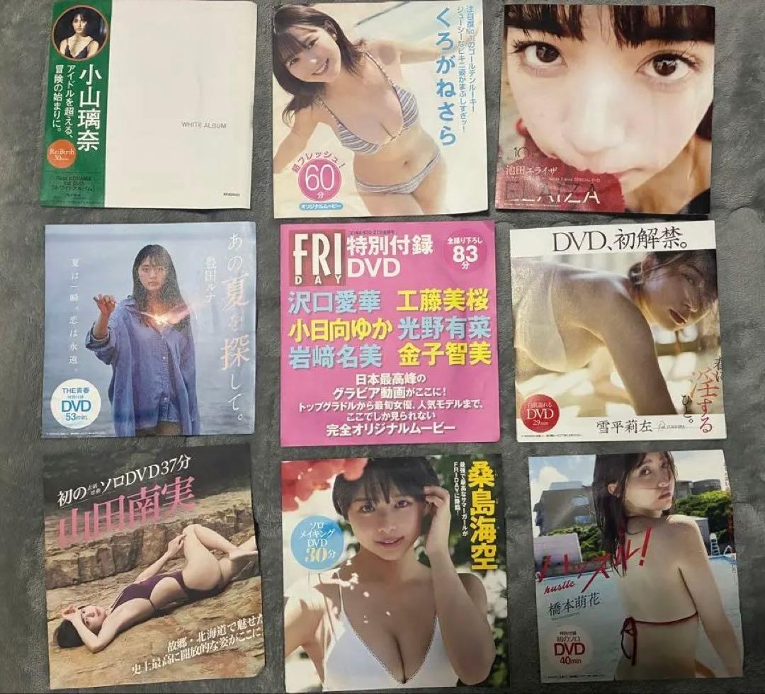 FRIDAY プレイボーイ　ヤングマガジン　ヤングチャンピオン他付録DVD76枚