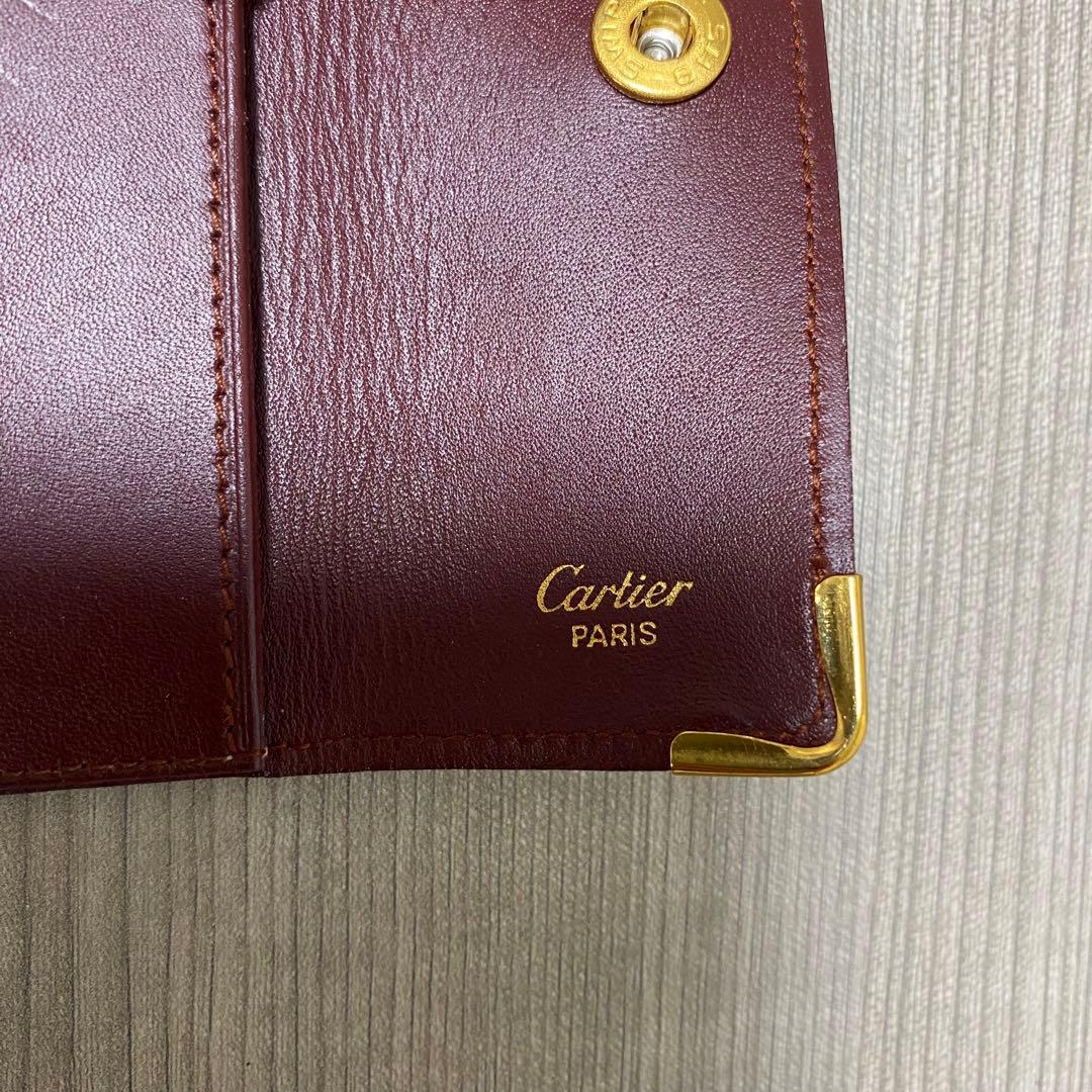 美品【Cartier】カルティエ マストライン 4連キーケース 箱•布•カード付