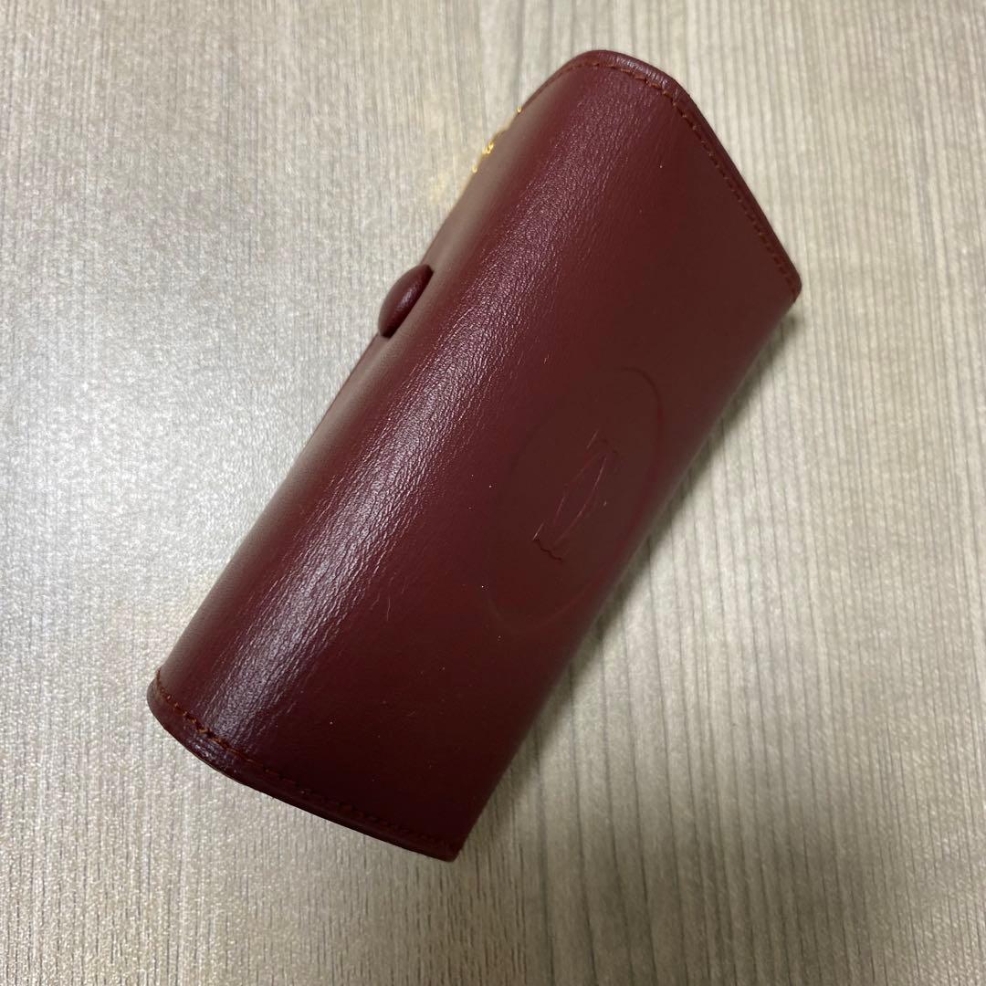 美品【Cartier】カルティエ マストライン 4連キーケース 箱•布•カード付