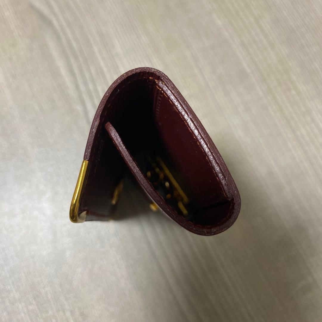 美品【Cartier】カルティエ マストライン 4連キーケース 箱•布•カード付