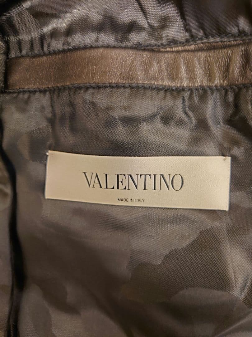 VALENTINO ロックスタッズ レザー ライダース 46