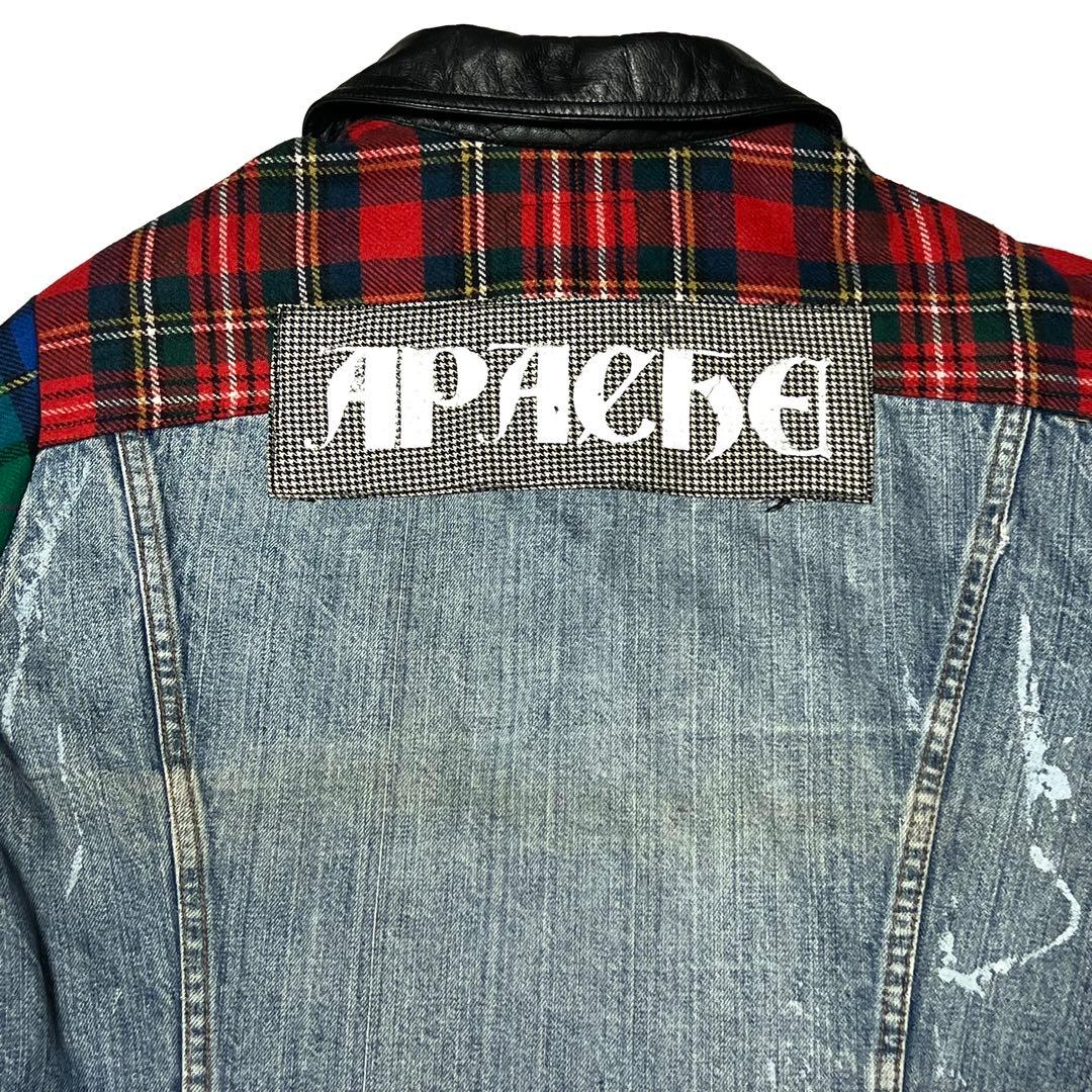 APACHE リーバイス リメイクデニムジャケット 再構築 チェック