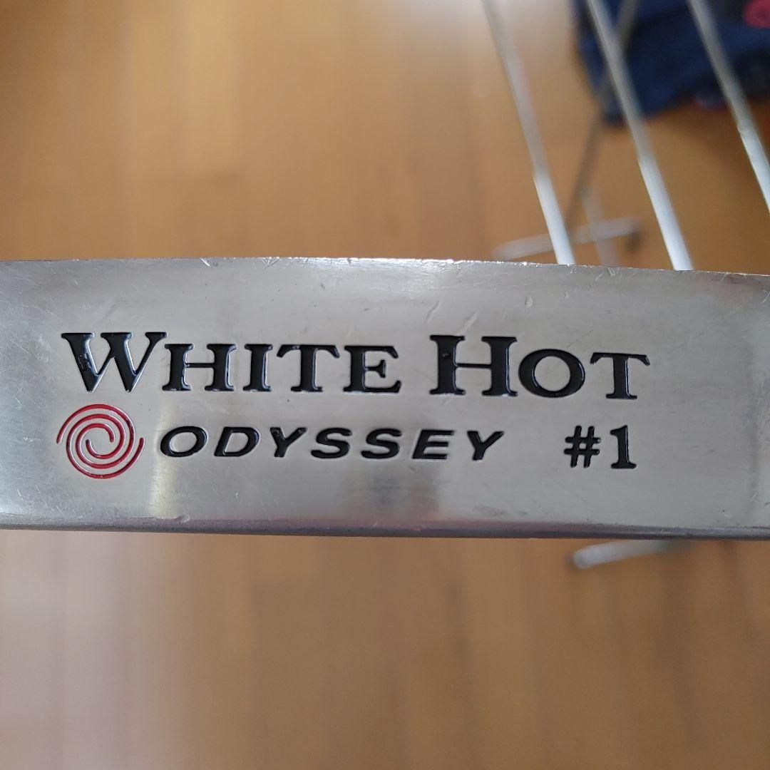 ODYSSEY WHITE HOT #1 パター ヘッドカバー付き