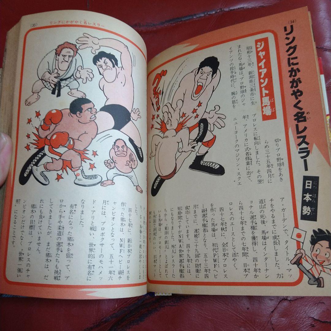 プロレス入門 小学館入門百科シリーズ 1978年発行 馬場 猪木