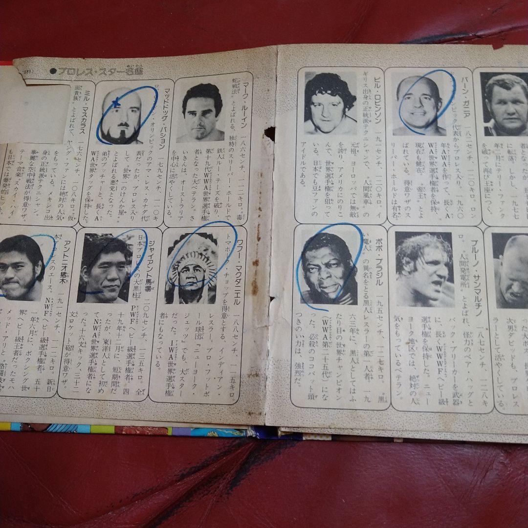 プロレス入門 小学館入門百科シリーズ 1978年発行 馬場 猪木