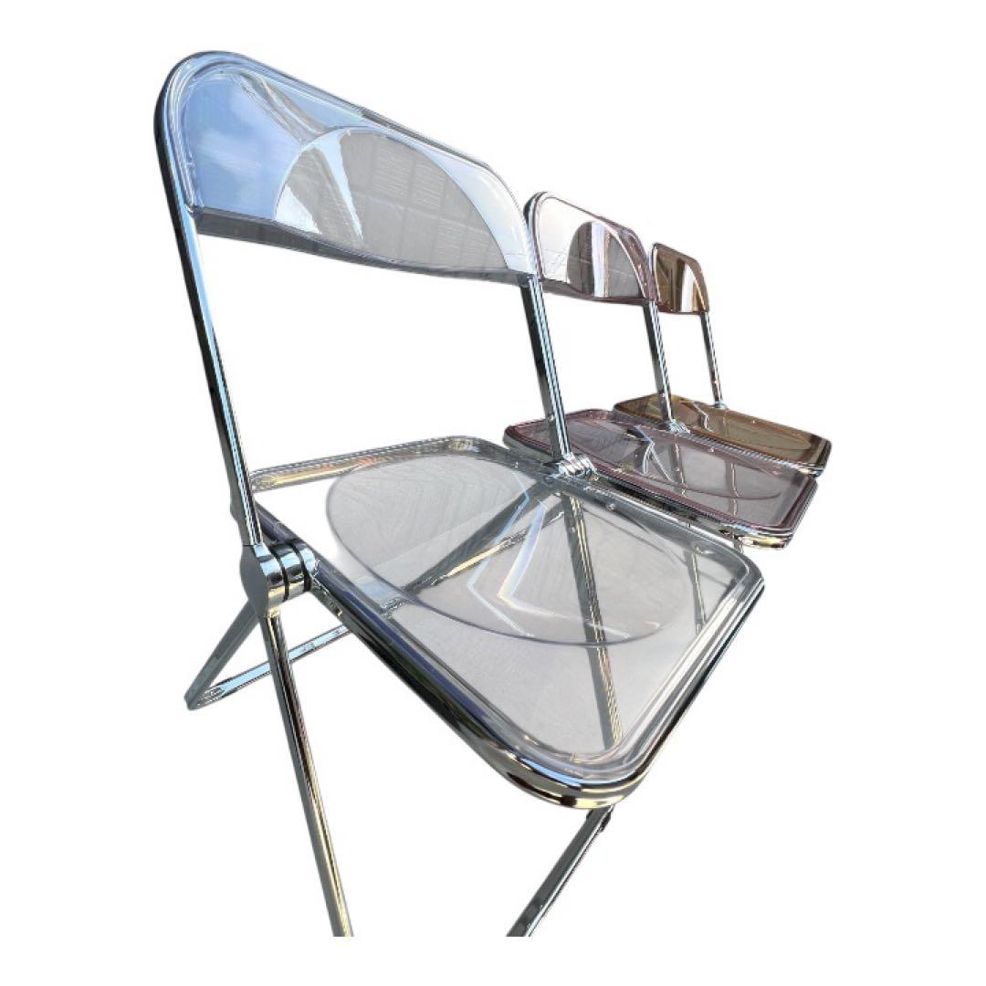 Plia Chair プリアチェア リプロダクト　クリアチェア　折りたたみ　3脚