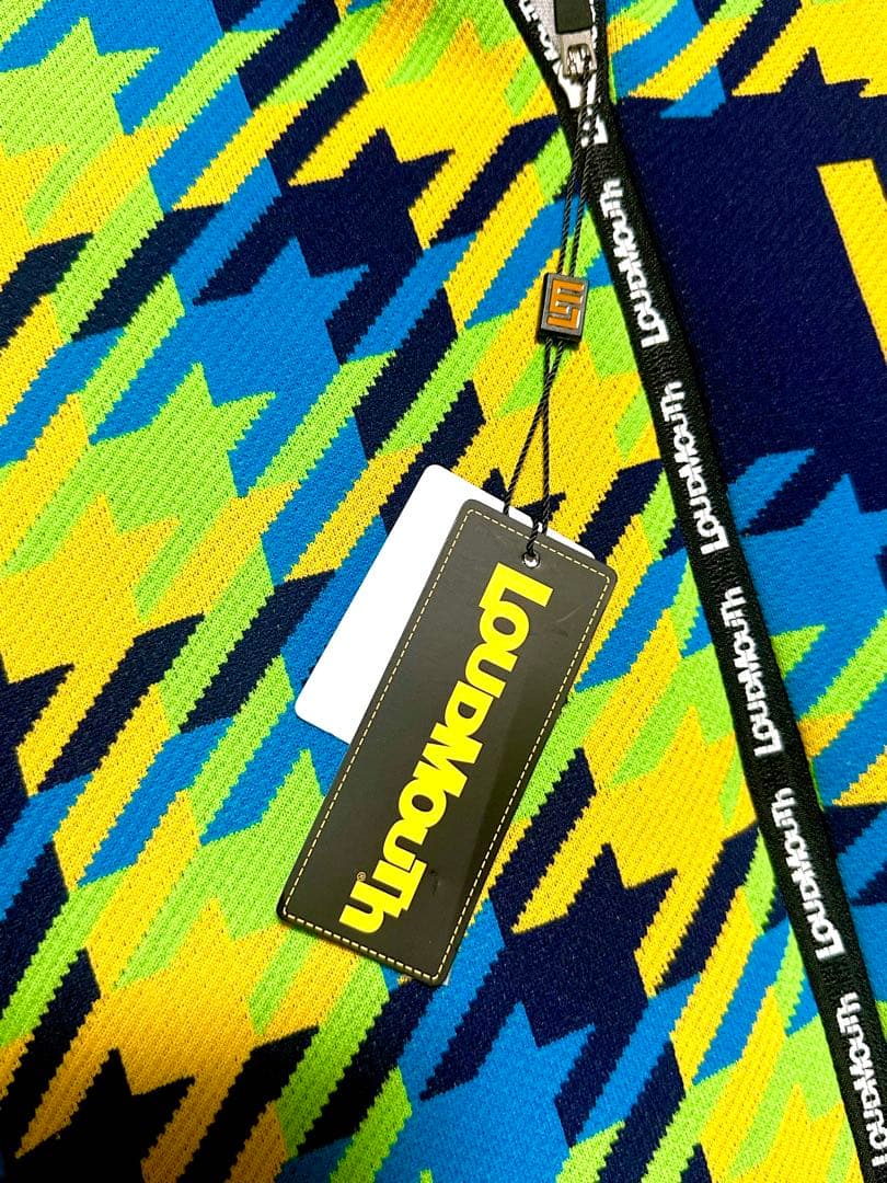 定価¥19800！新品！LOUDMOUTH ゴルフ ブルゾン 千鳥格子柄 L