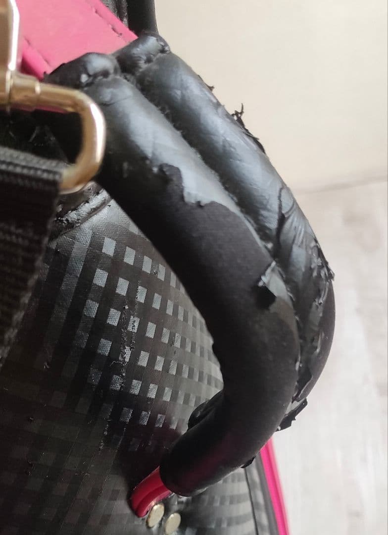adidas キャディバッグ 黒/ピンク レディース
