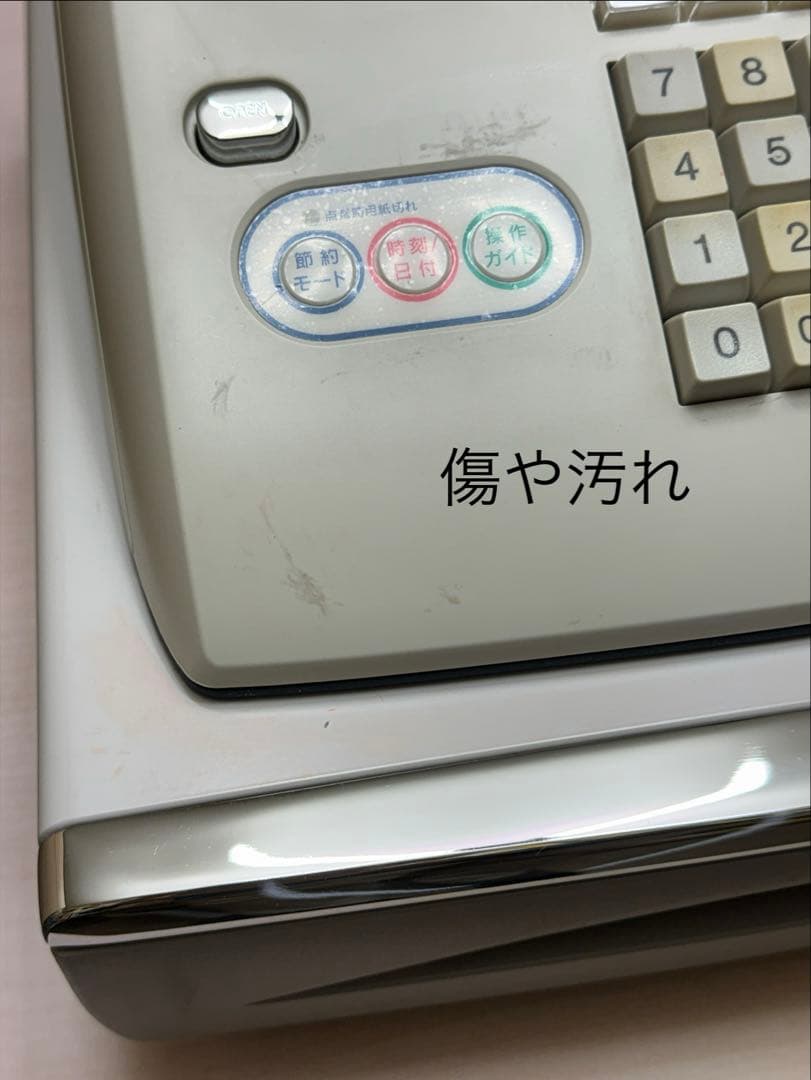 CASIO TE-M80 電子レジスター　傷、汚れあり