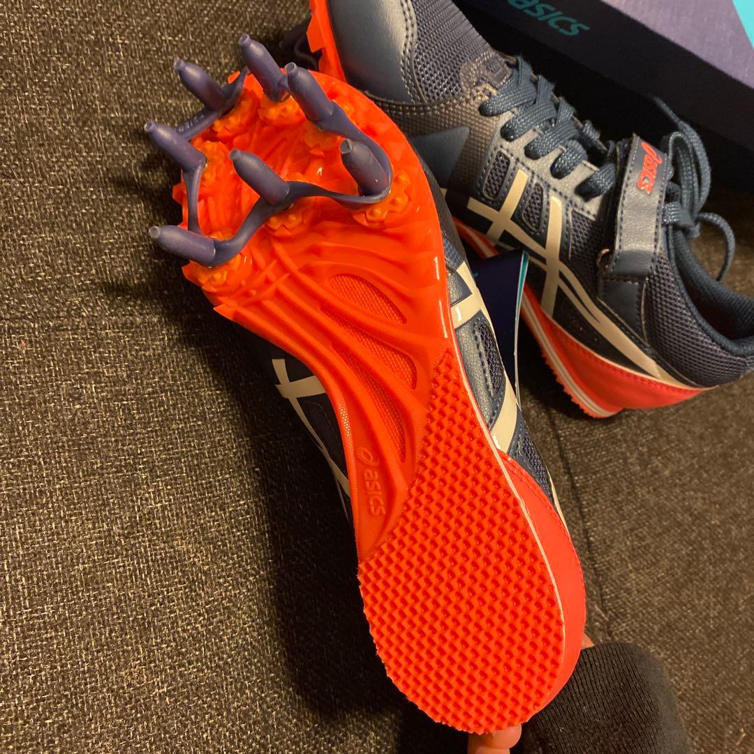 【未使用 】ASICS 陸上スパイク レディース23.5