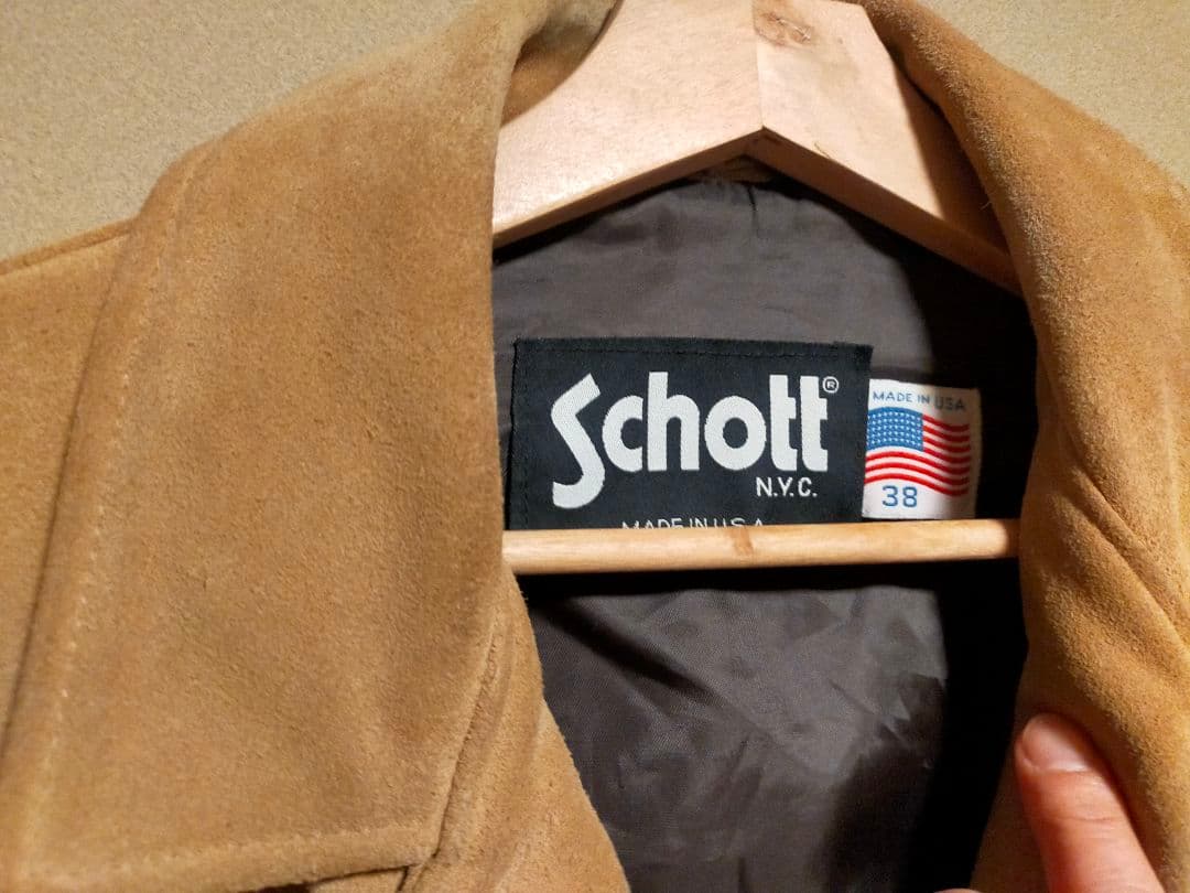 Schott スエードジャケット 38