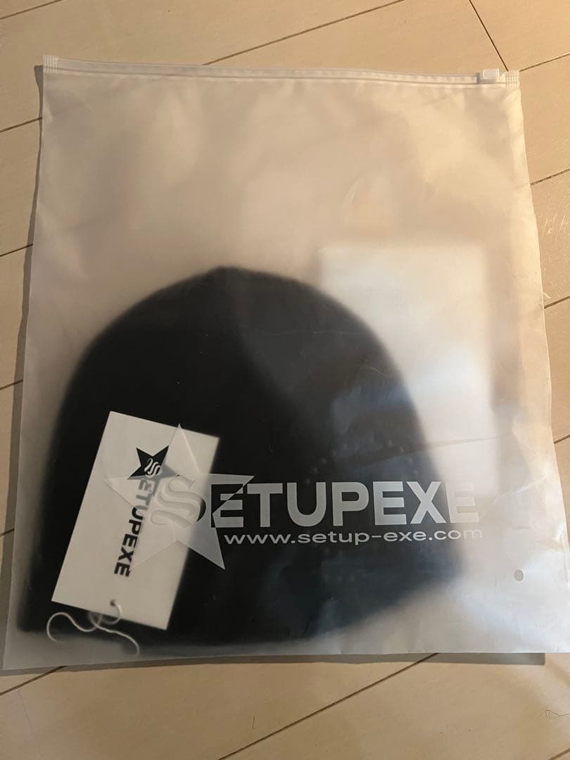MUSINSA SETUPEXE パールコサージュ ビーニー ブラック