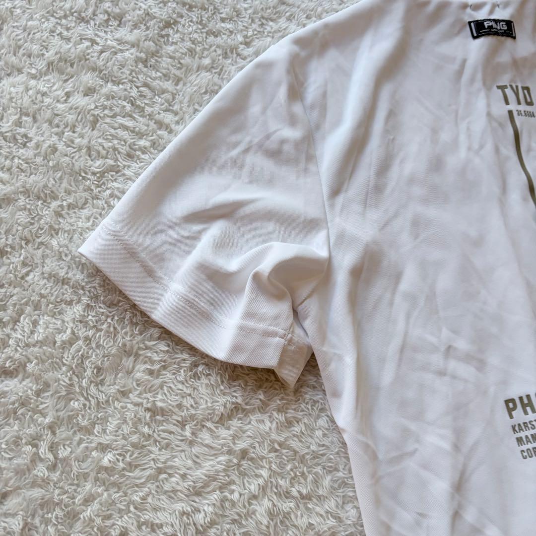 【新品タグ付き】PING メンズ L ホワイトシャツ