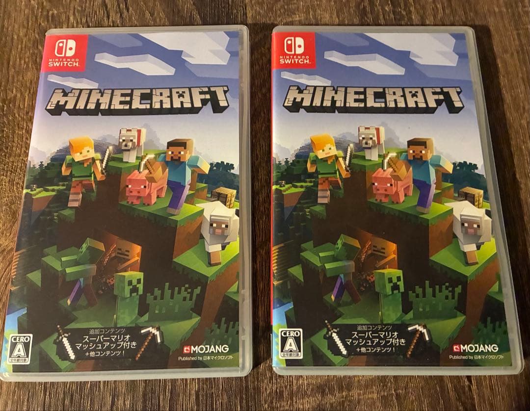 Nintendo Switch マインクラフトソフト2本+攻略本