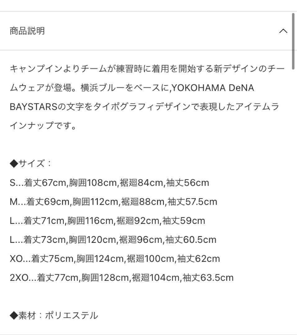 最終値下！横浜DeNAベイスターズ オーセンティックチームウェア フーディ