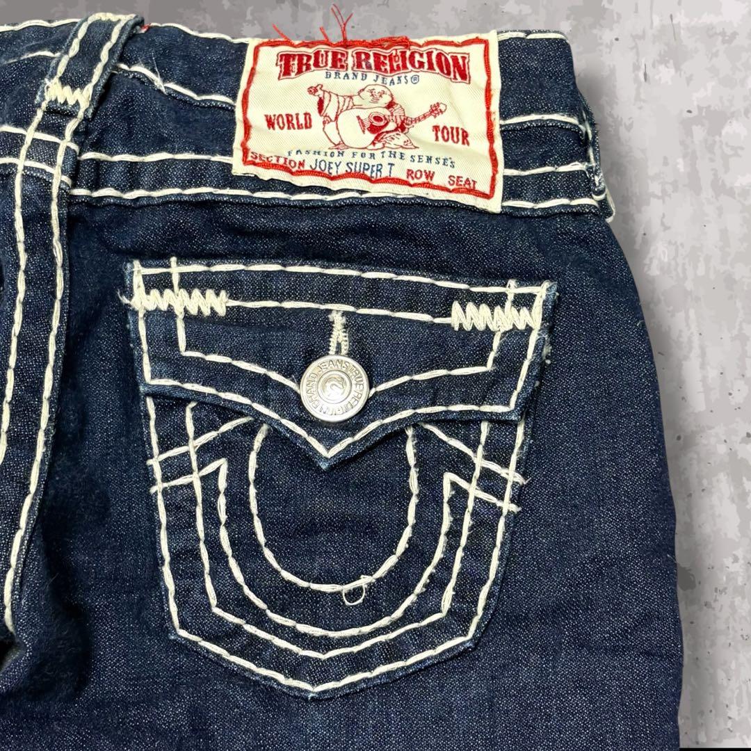 TRUE RELIGION JOEY SUPER T フレア Y2K USA製