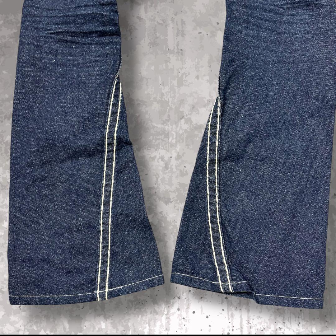 TRUE RELIGION JOEY SUPER T フレア Y2K USA製
