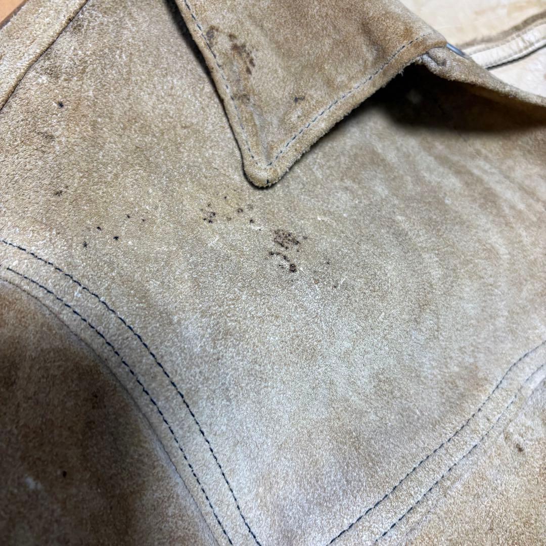 60s Levi's 3rd スウェード レザージャケット ビッグE