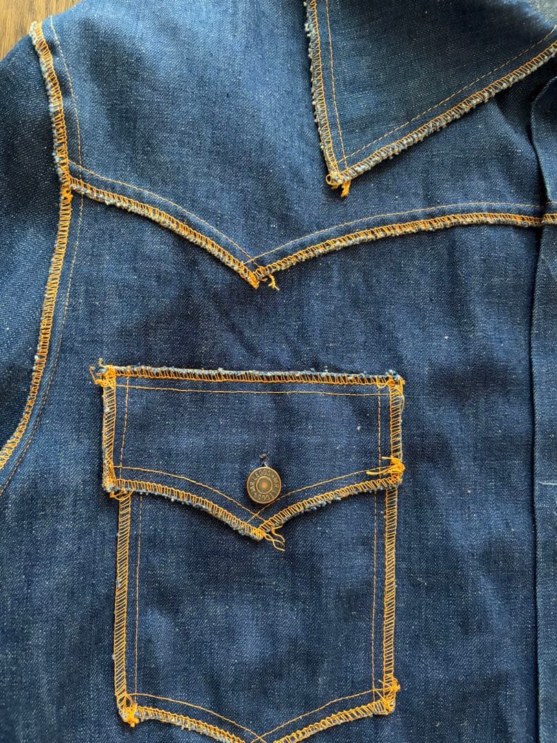 70s MR LEGGS ウエスタンデニムジャケット XL USA製