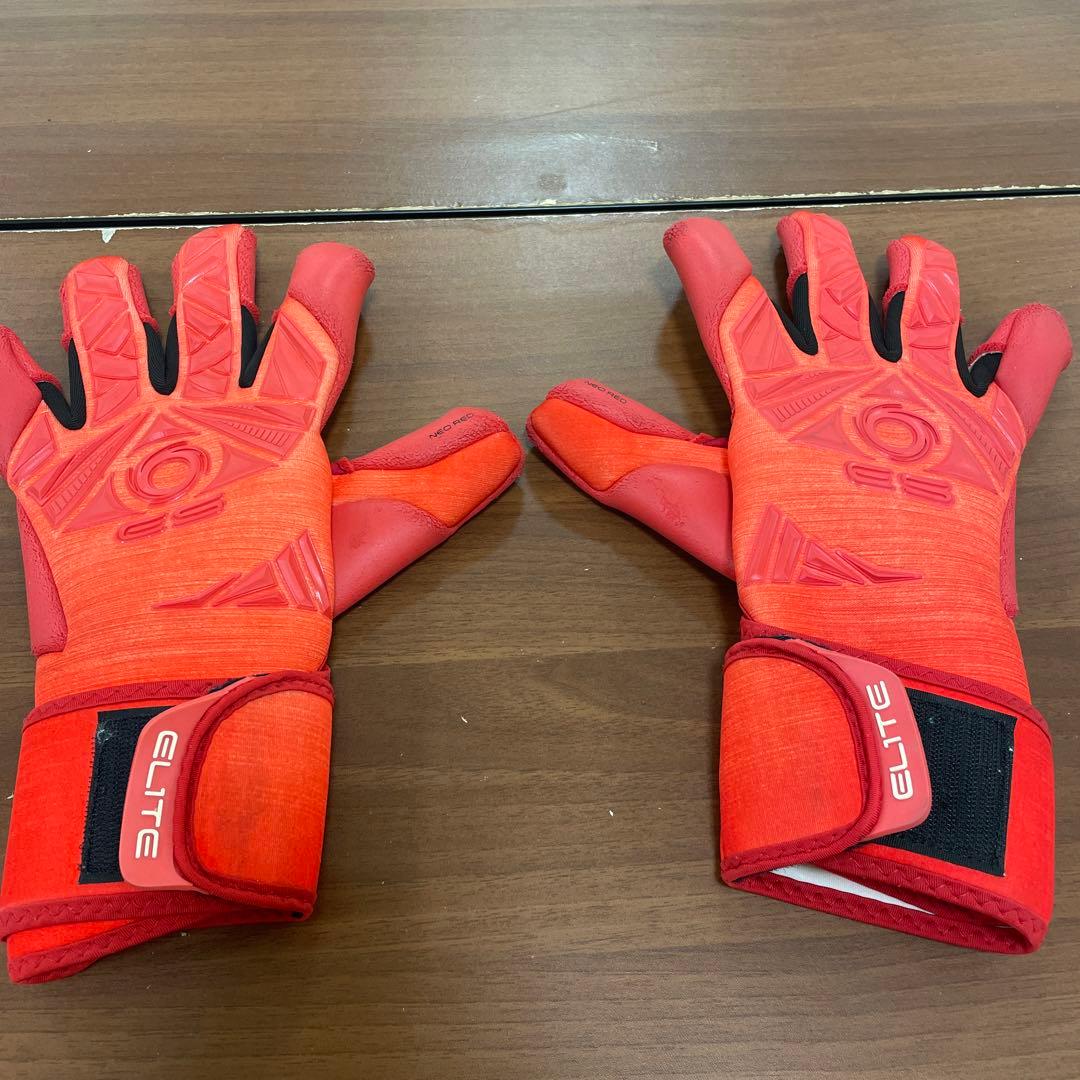 エリートスポーツ キーパーグローブ レッド