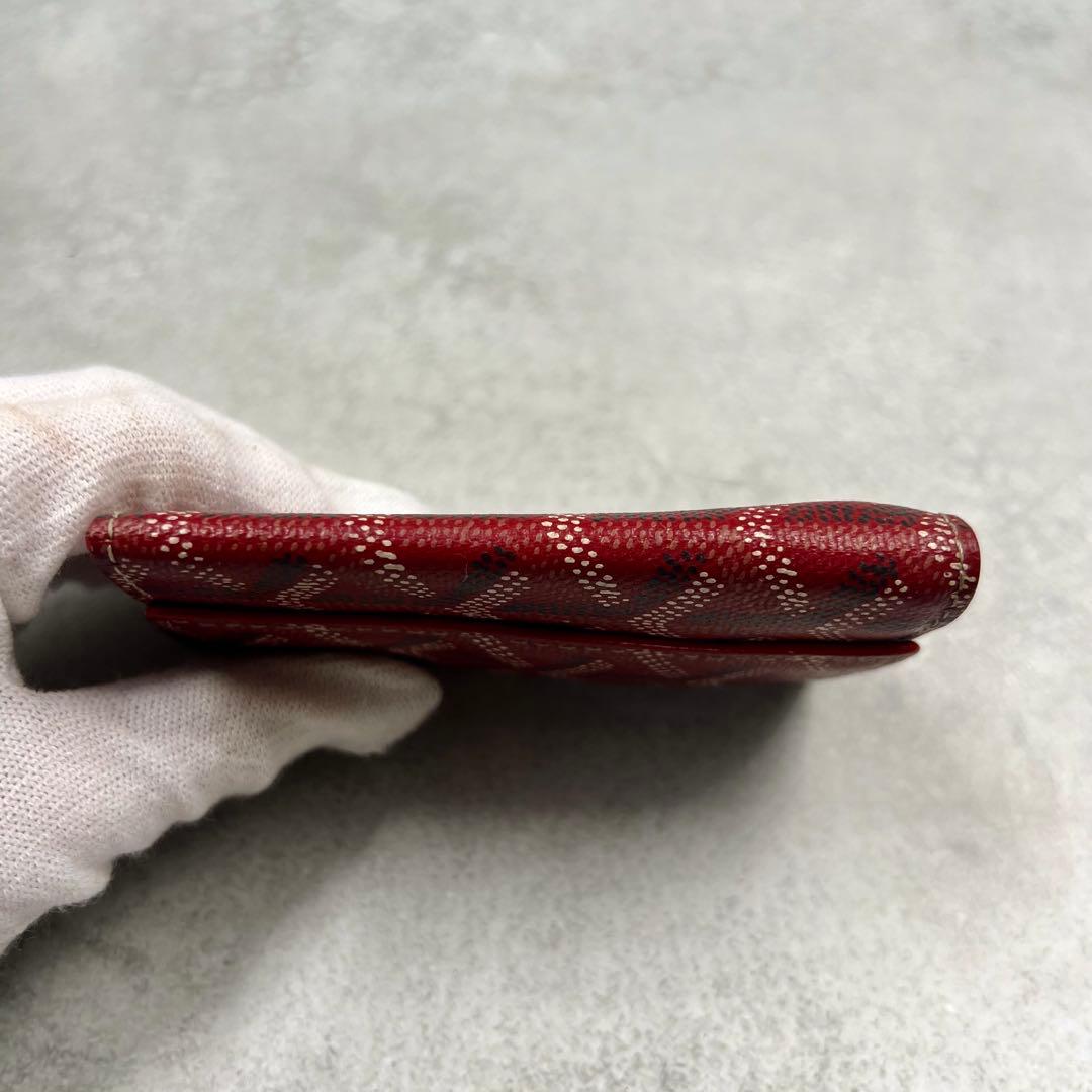 GOYARD レザー サンルイ レッド 6連 キーケース 8139