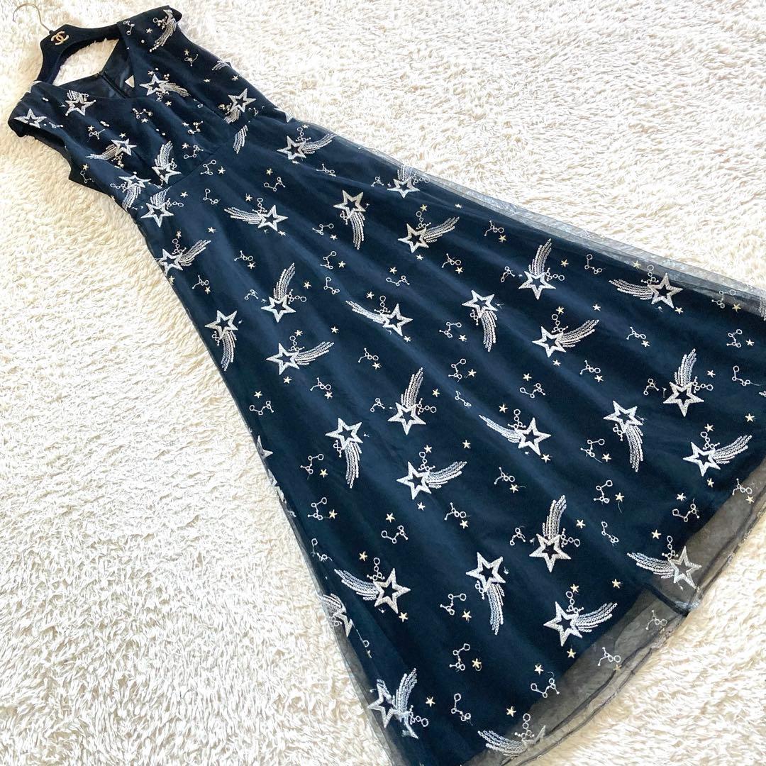 定価10万/数量限定 最高級/グレースコンチネンタル 刺繍 チュールワンピース