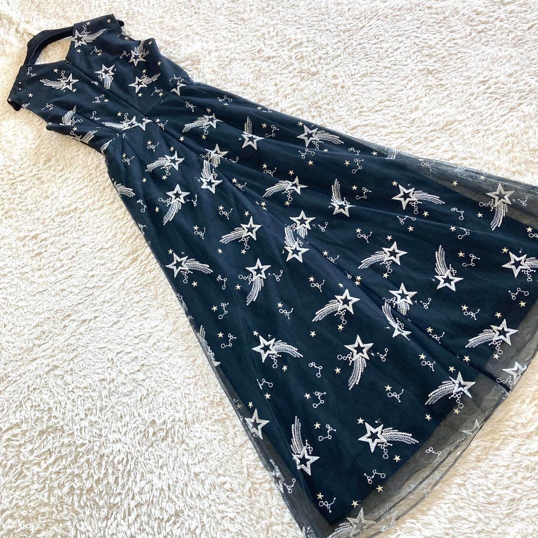 定価10万/数量限定 最高級/グレースコンチネンタル 刺繍 チュールワンピース