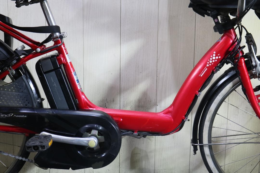 ブリヂストン アンジェリーノアシスタ A26L82 22-26型6AH 赤