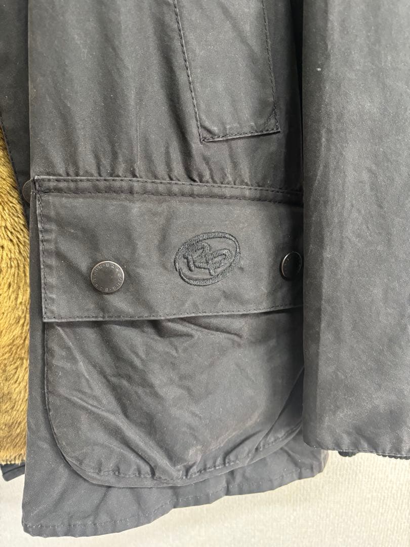 【処分価格】Barbour BEDALE 　38ブラック　裏地ブラックウォッチ