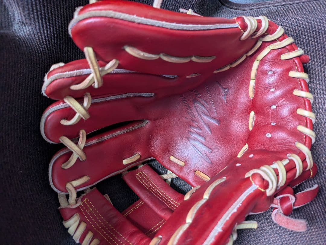 MizunoPro classic クラシック 赤 軟式用