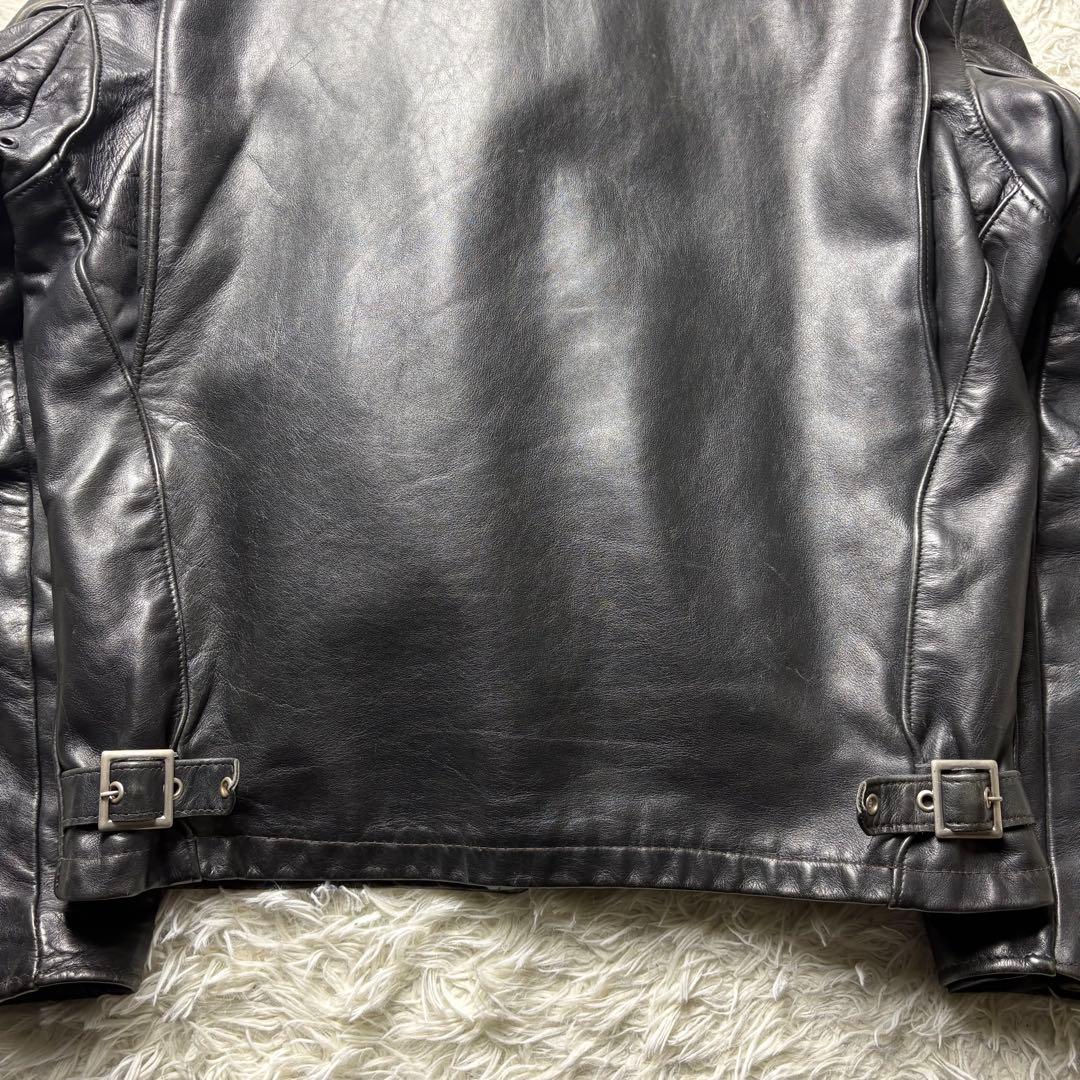 良品　SCHOTT 141 シングルライダース レザージャケット USA製　40