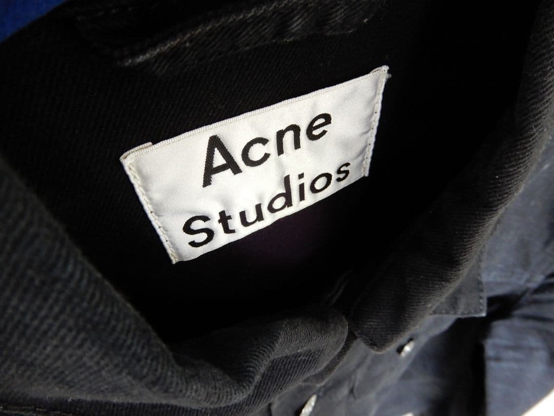 Acne Studios 2016 SS デニムジャケット 黒 サイズ46