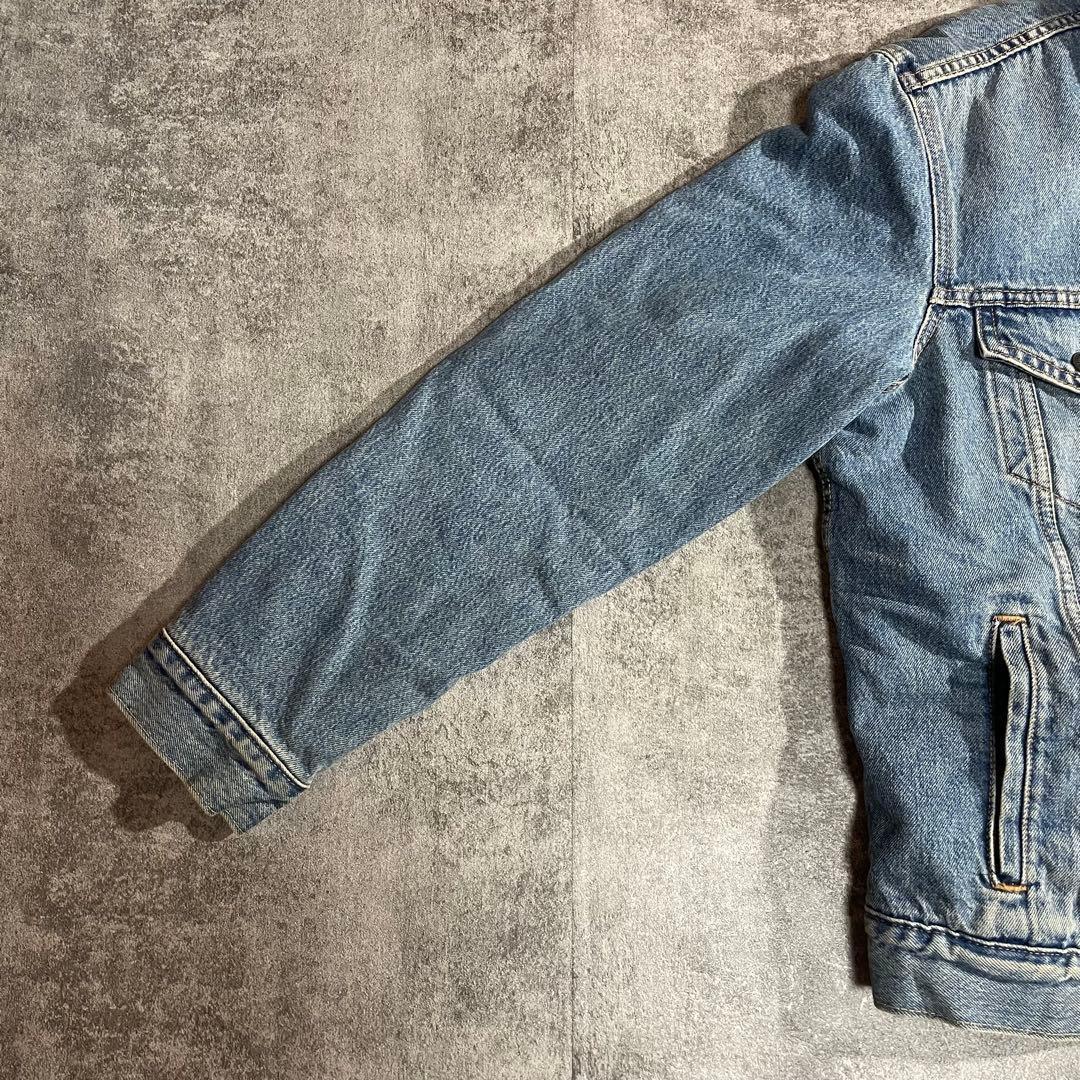 Levi'sリーバイスシェルパトラッカージャケット裏ボア短丈ライトブルーM