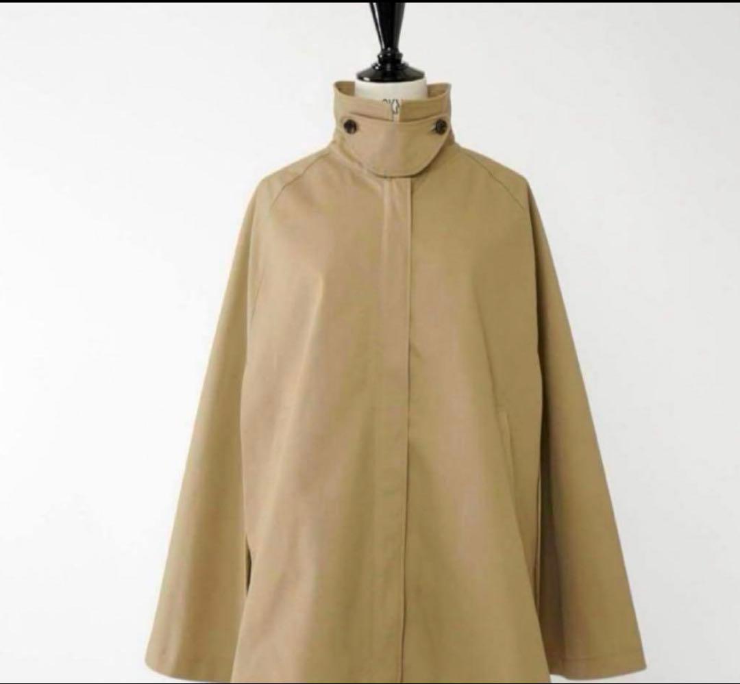 【新品同様】HEVE(ヘイブ)へイヴ トレンチケープコート ベージュ