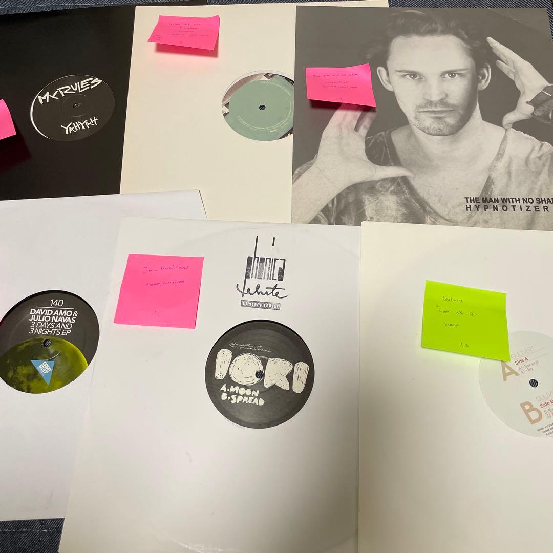 House,deep house中心/未使用レコード30枚　F