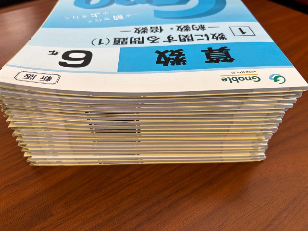 グノーブル　G脳ワークアウト 6年 算数 全20巻　2025版　未使用品