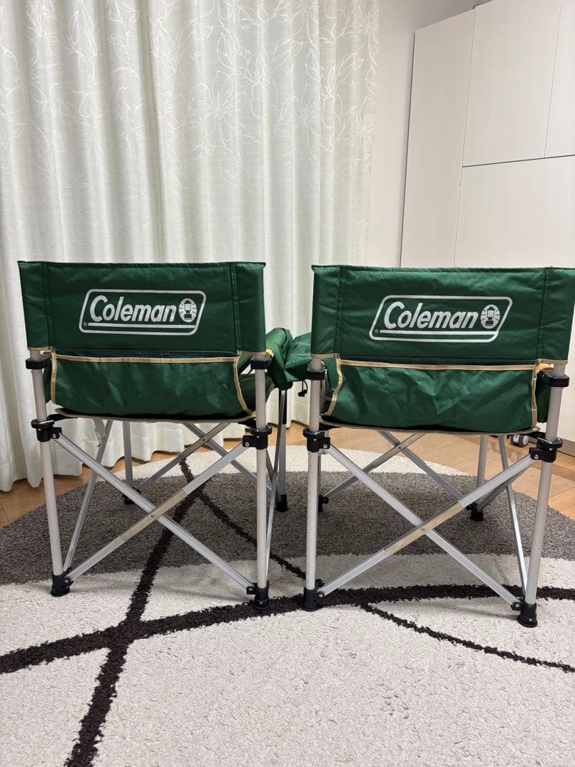 Coleman コールマン スリムキャプテンチェア グリーン 2脚 セット