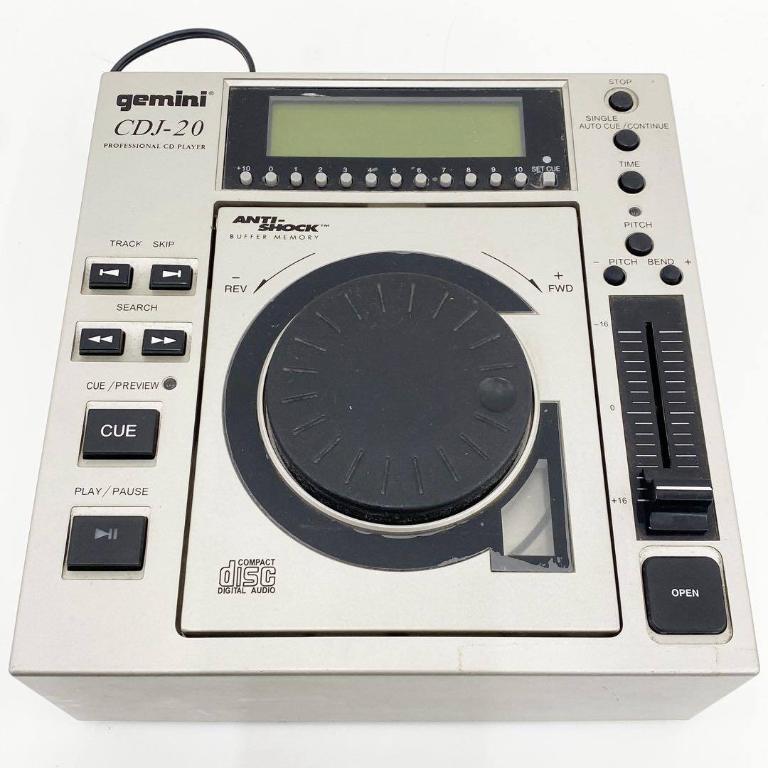 【良品】人気モデル GEMINI CDJ-20 CDプレーヤー